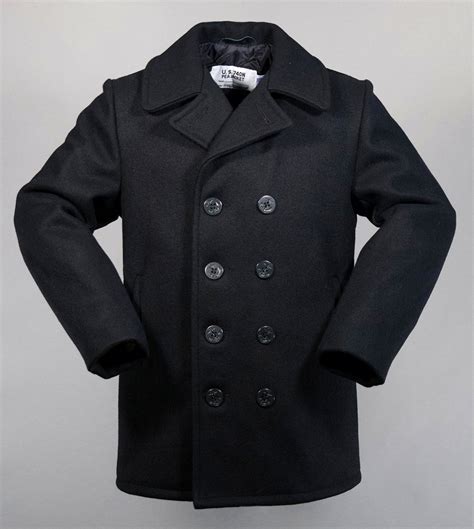 Classic Melton Wood Pea Coat for Boys .